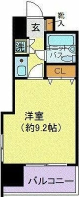 コスモ門前仲町の間取り