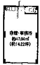 湖南市中央１丁目の店舗事務所の間取り