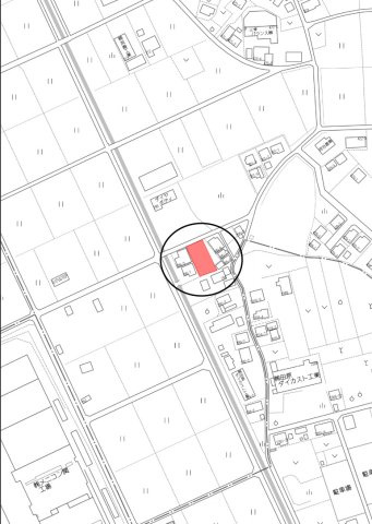 土地　大杉の地図