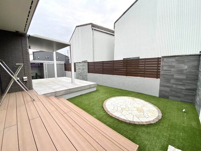 中古住宅　小瀬長池町の庭