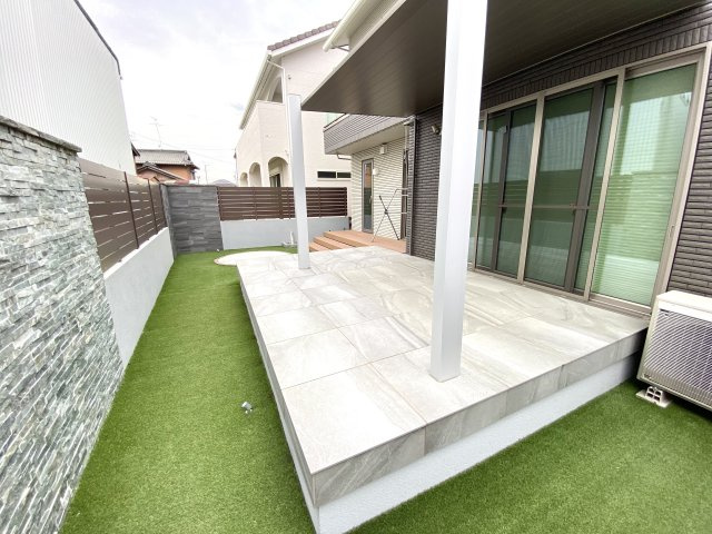 中古住宅　小瀬長池町の庭