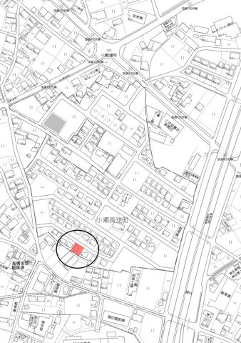 中古住宅　小瀬長池町の地図