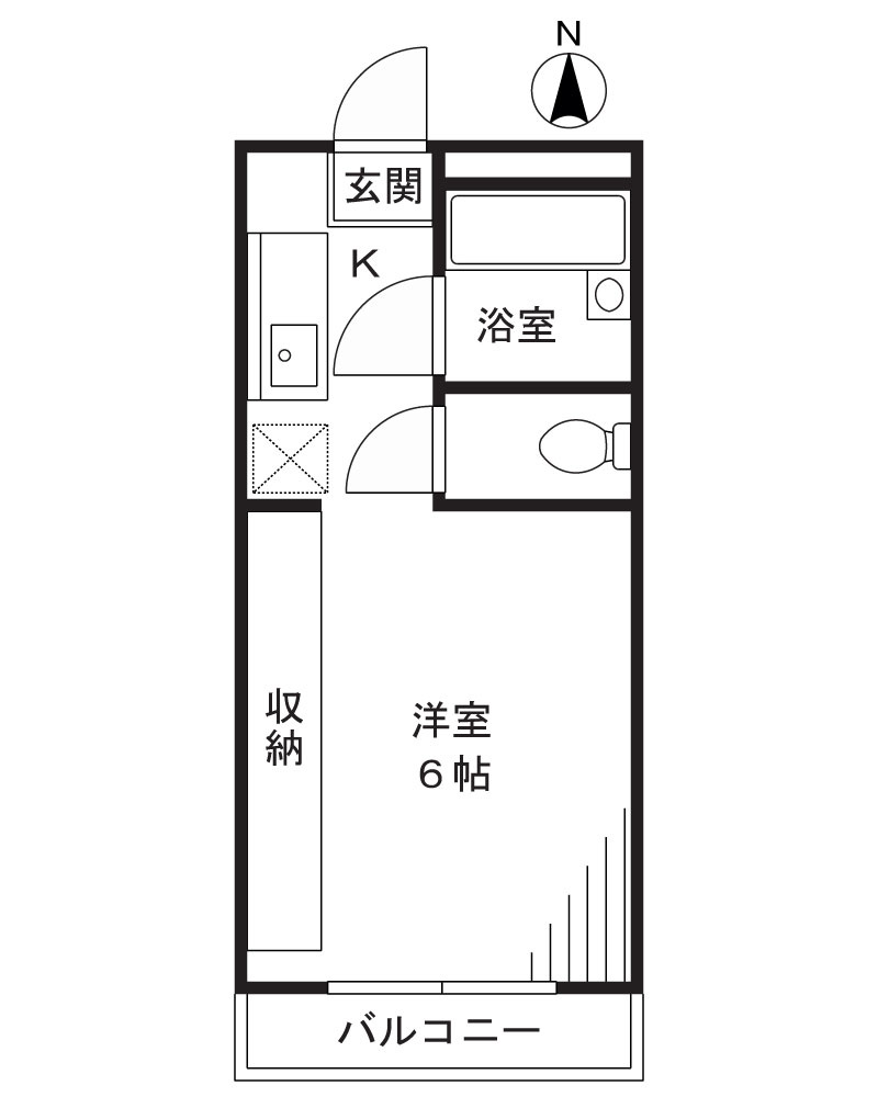 ボナール溝口の間取り
