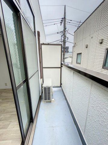 ボナール溝口のバルコニー