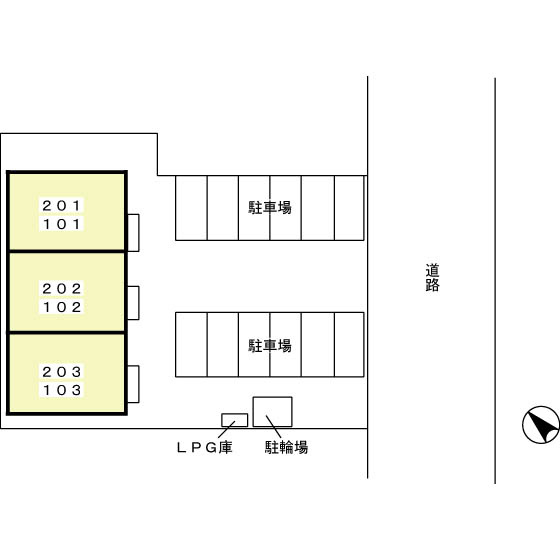 ロイヤルコートの区画図