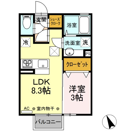シルベーヌの間取り