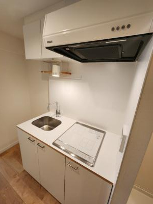サンフローラ三条大宮のキッチン|ＩＨ２口キッチン
