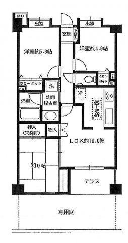武蔵野市中町１丁目の賃貸マンション