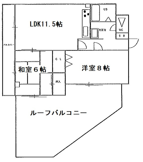 【間取り】 | クレドール垂水Ⅱ