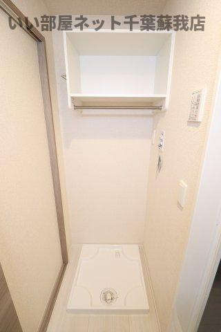 D-room末広2丁目の洗面所|洗濯機置場