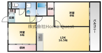 【間取り】 | パレーシャル21