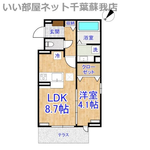D-room末広2丁目の間取り|ひと味違う？不動産屋のイメージを変えたい！『いい部屋ネット千葉蘇我店』へ是非お越しください♪