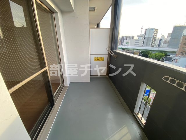 鶴舞パークヒルズのバルコニー