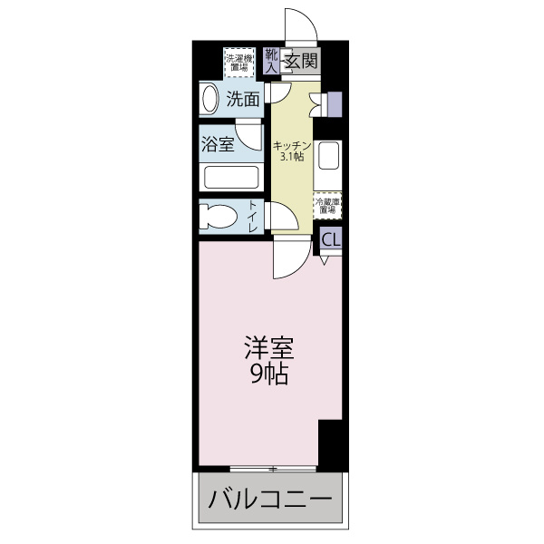 ★単身向けの1Kです★