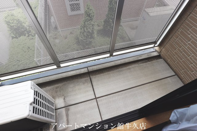 レオパレスケリュスＢのバルコニー