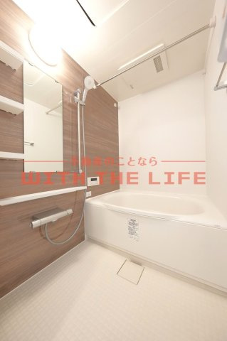 D-ROOM　FIRST　大善寺駅前【キャッシュバック対象】の浴室|コンパクトで使いやすいお風呂です