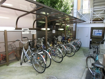 【その他共用部分】 | グランヴィ天王寺 | 屋根付駐輪場