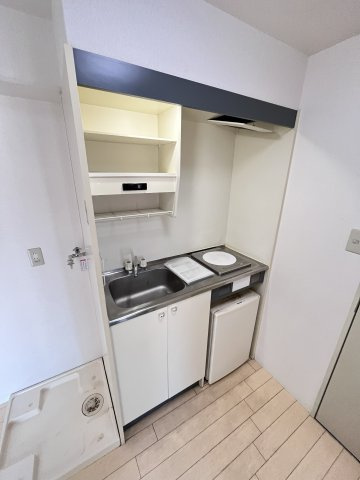 大阪市城東区放出西３丁目の賃貸マンションのキッチン