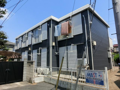 【外観】 | 筑波ハウス | 筑波ハウス　軽量鉄骨造2階建て