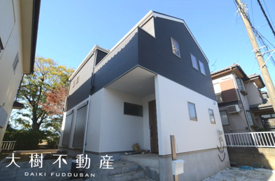 【外観】 | 海老名市上郷３丁目　新築戸建て　全１棟　【仲介手数料無料】 | 建物完成しました！！内見可能です♪