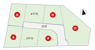 【土地図】 | 丹波篠山市油井　分譲地