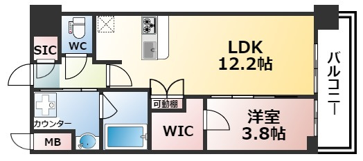 【間取り】 | スプランディッド弁天町