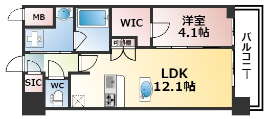 【間取り】 | スプランディッド弁天町