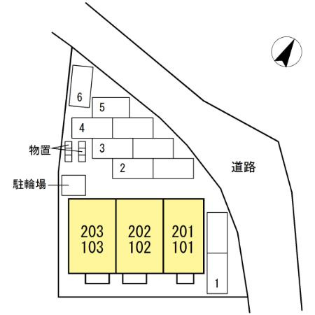 ローズ・ルミエールの区画図