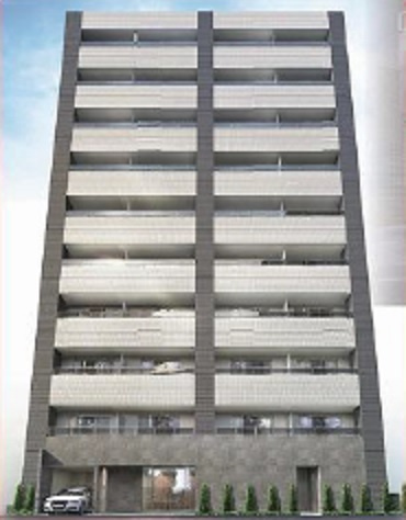 CREVISTAクレヴィスタ蒲田Ⅱ＠仲介手数料無料の外観パース