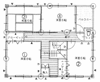 【間取り】 | 鳥取市若葉台北4丁目中古戸建て
