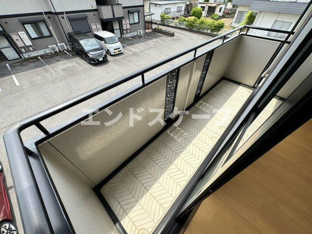 ヴィラ グランデ　Ｂのバルコニー|高崎、前橋、伊勢崎エリアのお部屋探しはエンドスケープまで！お客様の理想お聞かせ下さい♪