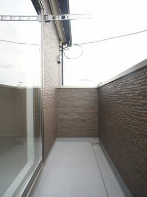 【バルコニー】 | ナチュールメゾン | 日当たり良好！お洗濯物がたくさん干せます♪