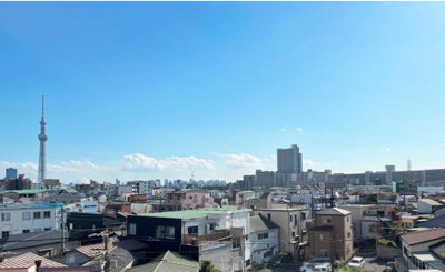 【展望】 | 朝日パリオ鐘ケ淵　5階　角　部屋　リ　フォーム済　