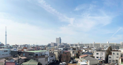 【展望】 | 朝日パリオ鐘ケ淵　5階　角　部屋　リ　フォーム済　