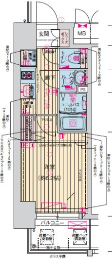 【間取り】 | プレサンス天神橋筋六丁目ヴォワール