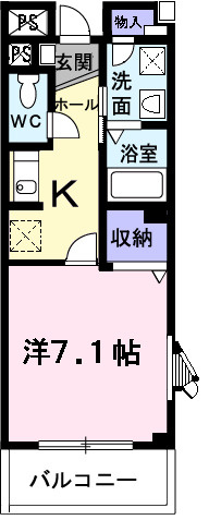 エスポワール秋川の間取り