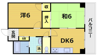 【間取り】 | グリーンベルI号館
