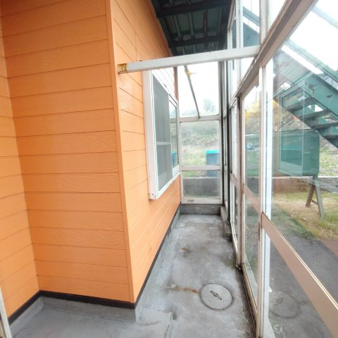 川浪荘のバルコニー