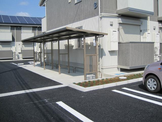 セントラルヴィレッジＢの駐車場|駐輪場敷地内にあります