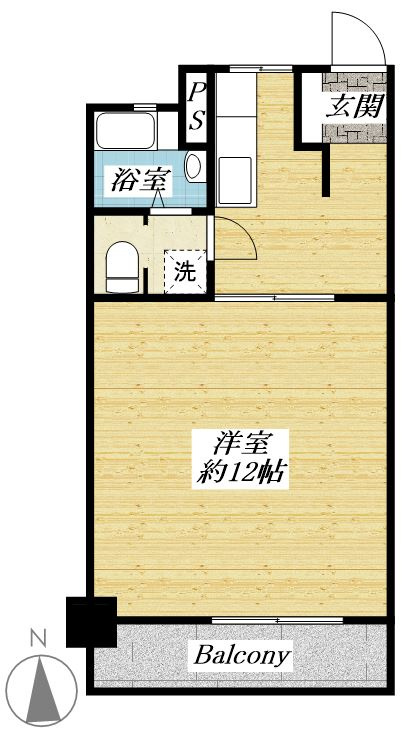 ロイヤルマンションの間取り