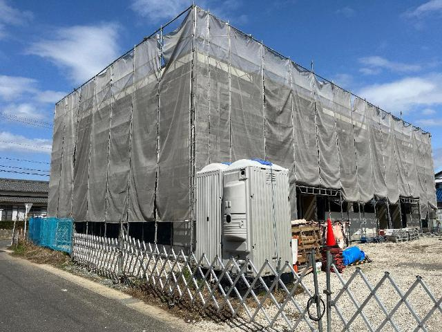 アベニールのエントランス|建築現場