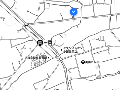 【地図】 | 小諸市御影新田３階建住宅（作業場・古家付）