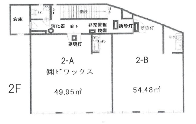大津市神領３丁目の事務所の間取り