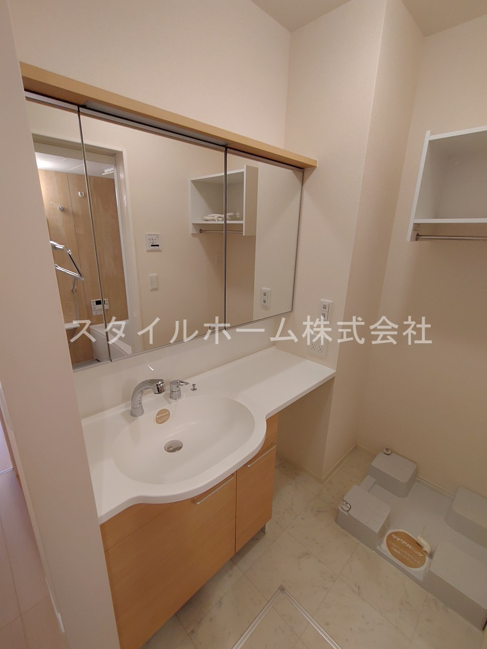 豊橋ウエスト１　Ｂの洗面所