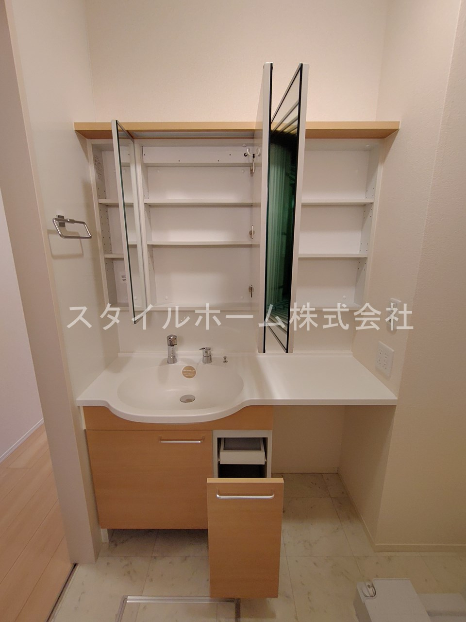 豊橋ウエスト１　Ｂの洗面所