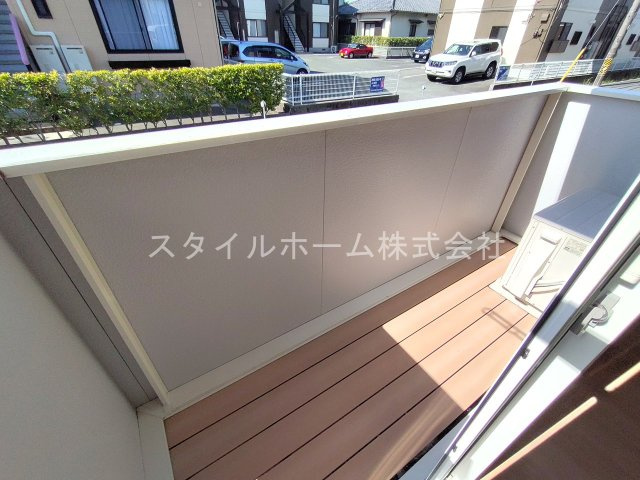 豊橋ウエスト１　Ｂのバルコニー