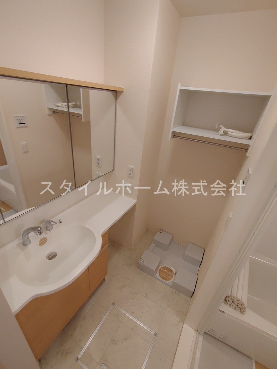 豊橋ウエスト１　Ｂの洗面所