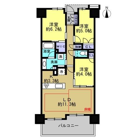 アトラス和歌山汀公園の間取り