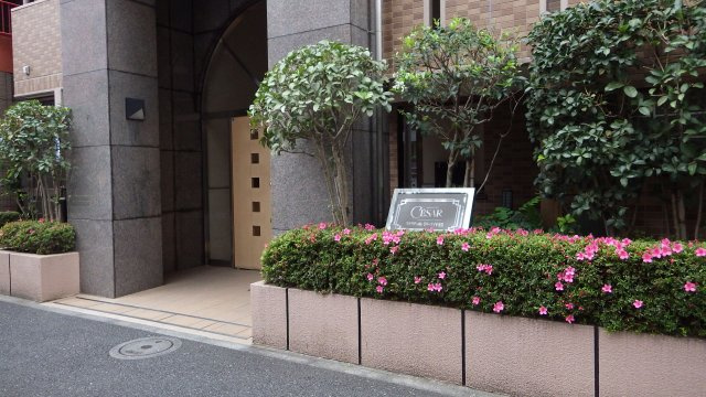 セザールリバーサイド月島のエントランス