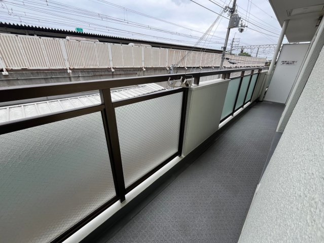 清保アイレックスコートのバルコニー